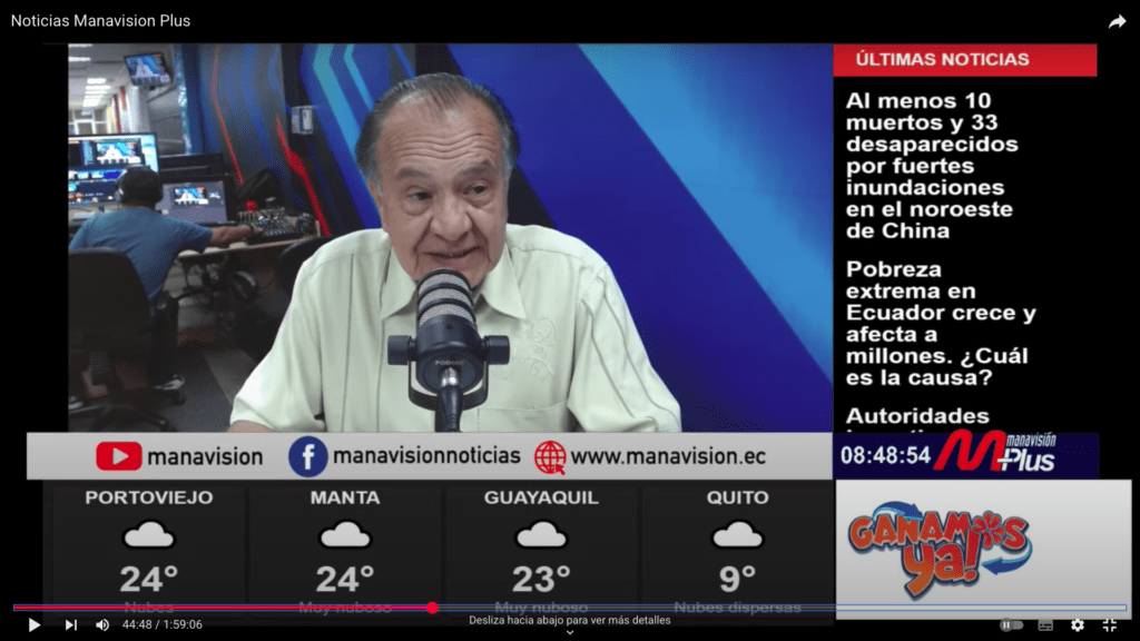 "La crisis ocurre porque intentan privatizar el IESS", afirma Ramiro Beltrán, integrante del Frente de Defensa de la Seguridad Social
