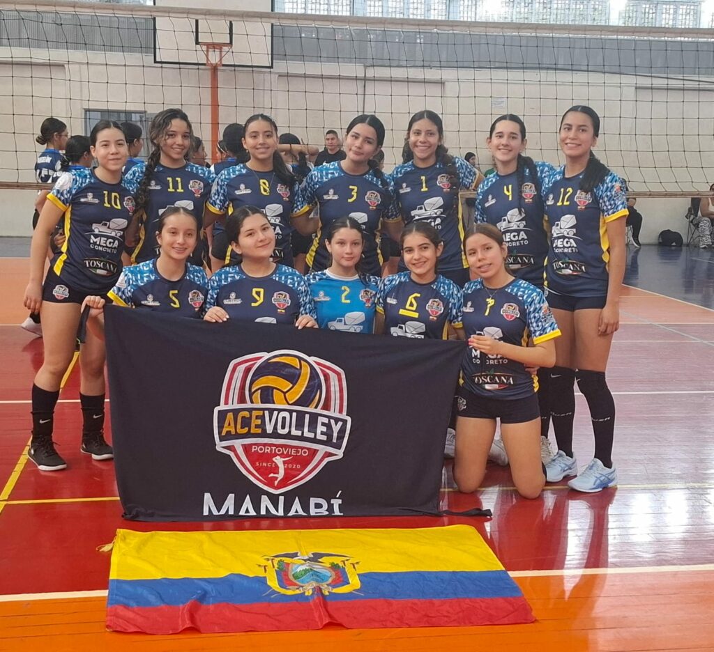 Academia Acebolley de Portoviejo logra subcampeonatos en torneo internacional de voleibol