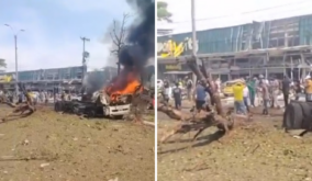 Al menos dos muertos por la explosión de un coche bomba junto a una base militar en Cali, Colombia