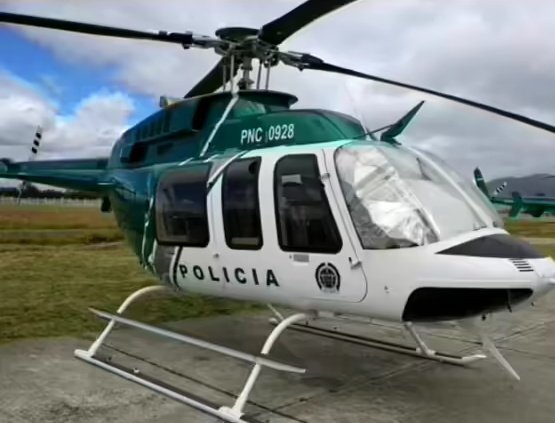 Al menos un muerto en ataque a helicóptero de la policía colombiana