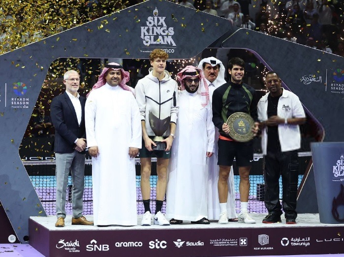 Carlos Alcaraz, Jannik Sinner, Novak Djokovic, Alexander Zverev, Taylor Fritz y Jack Draper competirán en la segunda edición del Six Kings Slam.
