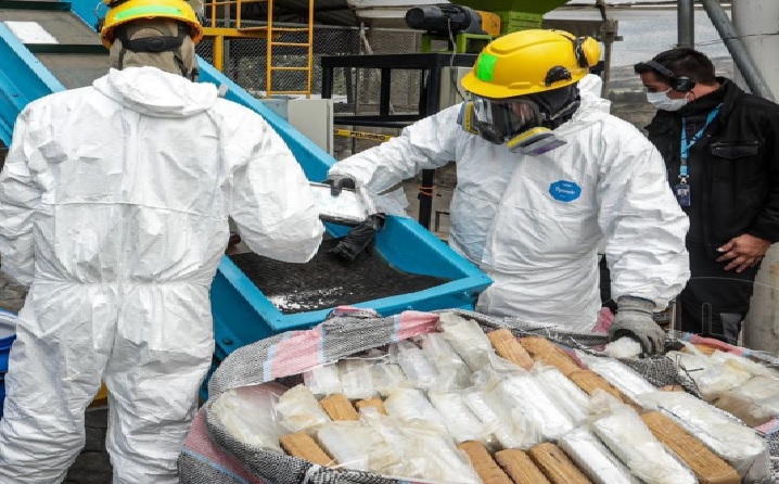 Consejo de la Judicatura lidera la destrucción de 311 toneladas de droga en Ecuador