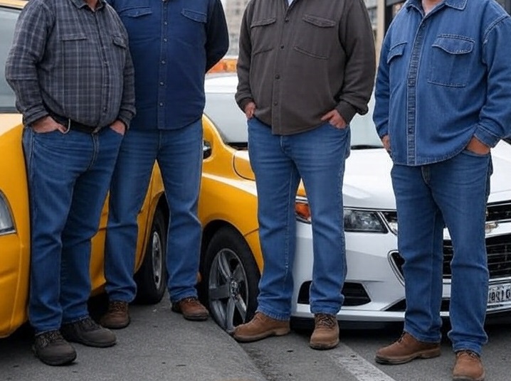 Cuatro delincuentes, miembros de una banda delictiva que operaba en taxis cayeron en poder de la Policía.