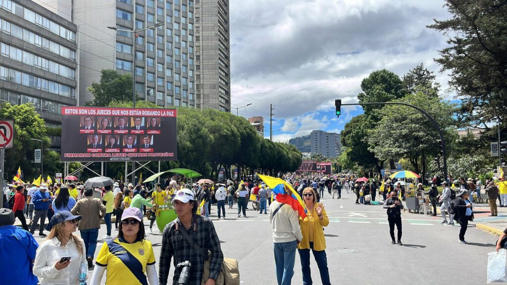 Directora de Human Rights Watch rechaza el uso de imágenes de jueces en vallas durante marcha oficialista