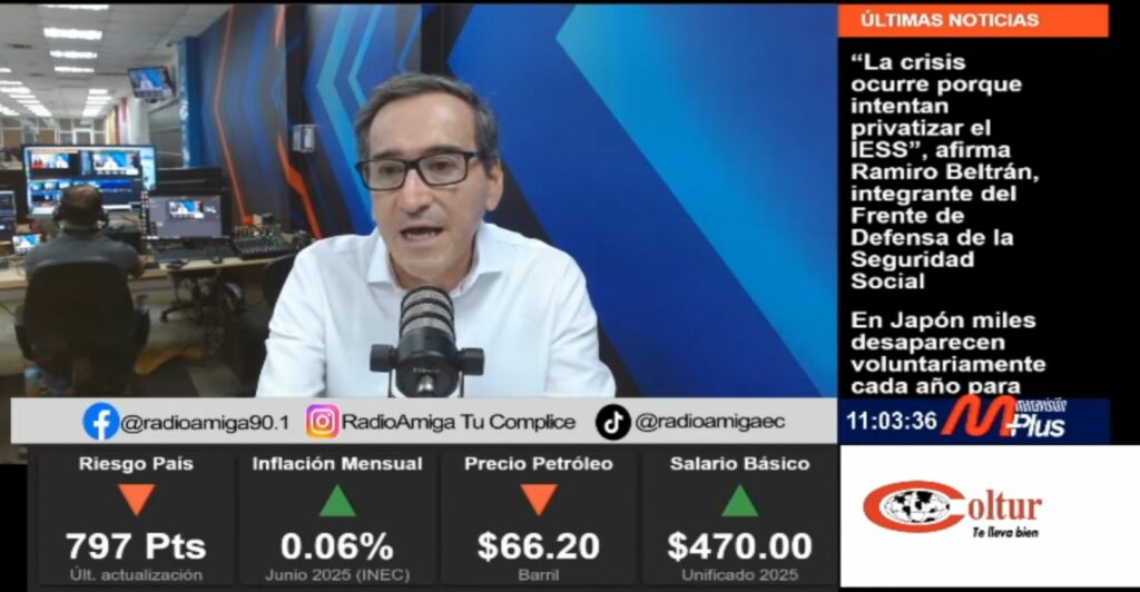 El asambleísta Fernando Cedeño manifiesta que la consulta popular de Daniel Noboa es un distractor político”