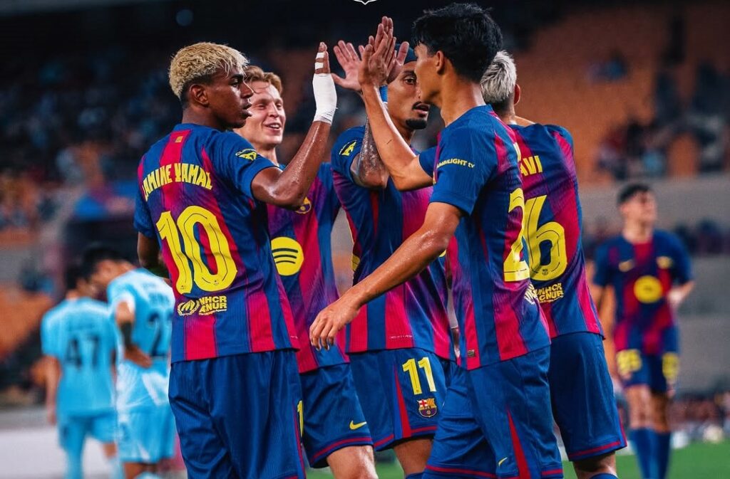 FC Barcelona cierra su gira asiática con un contundente 5-0 frente a Daegu FC
