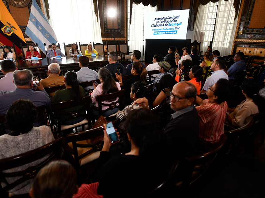 La Alcaldía de Guayaquil habilitó una plataforma digital que permite a los ciudadanos priorizar 79 proyectos barriales.