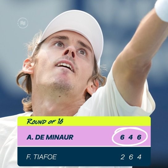 El tenista australiano Alex de Minaur