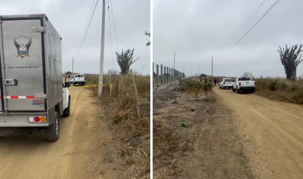 Hallan un hombre sin vida en un camino de tierra del cantón Montecristi