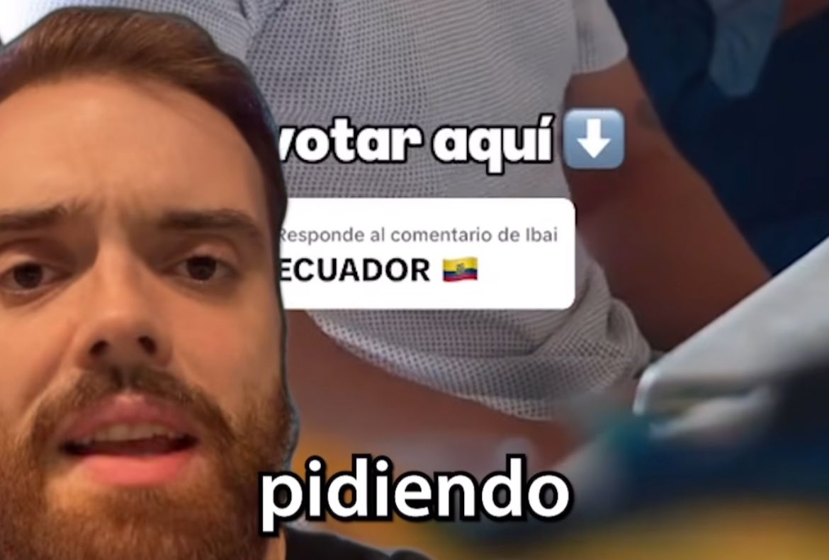 Ibai Llanos: “Hasta el presidente de Ecuador pidiendo votos”, sobre el Mundial de los desayunos