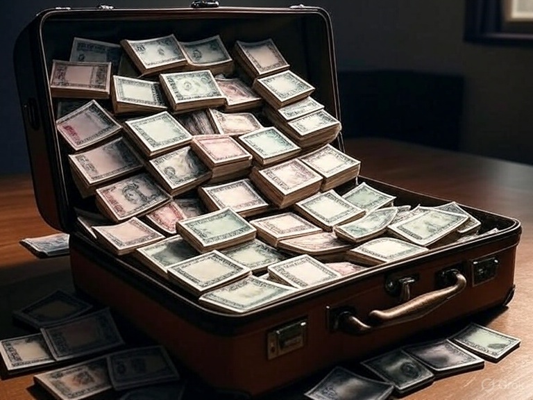 Incautan más de 589 mil dólares en operativo contra el lavado de activos en Daule (Imagen creada por IA)
