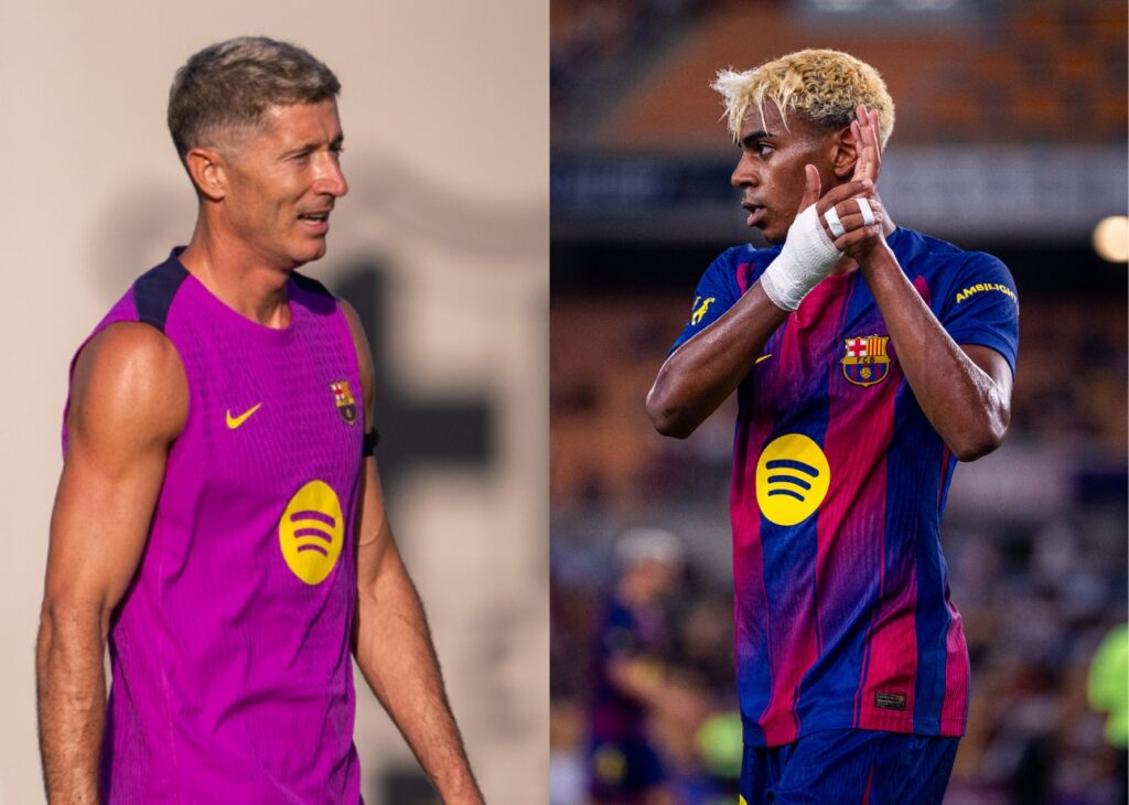 La UEFA multa a los jugadores del FC Barcelona Lamine Yamal y Robert Lewandowski por infringir el protocolo antidopaje