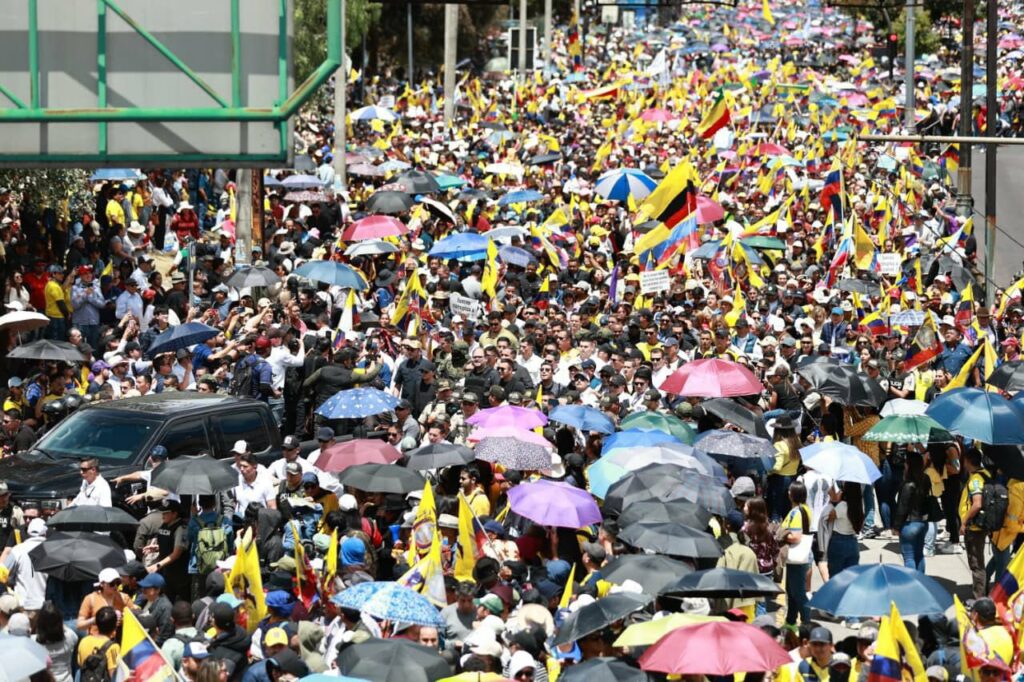 Noboa pone nombre y rostro a jueces: ¿Qué hay detrás de su marcha en Quito?