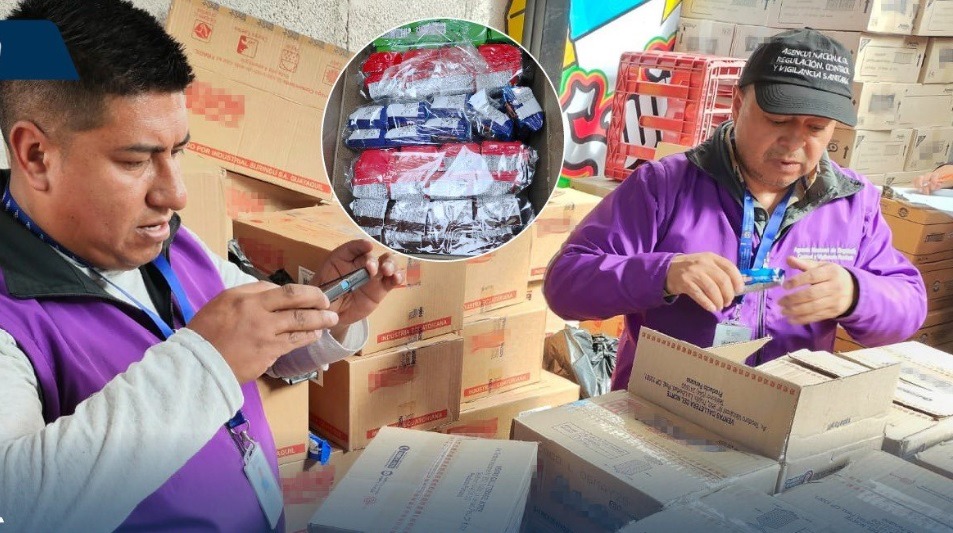 Operativo interinstitucional decomisa más de 12.000 galletas sin registro sanitario en Tulcán