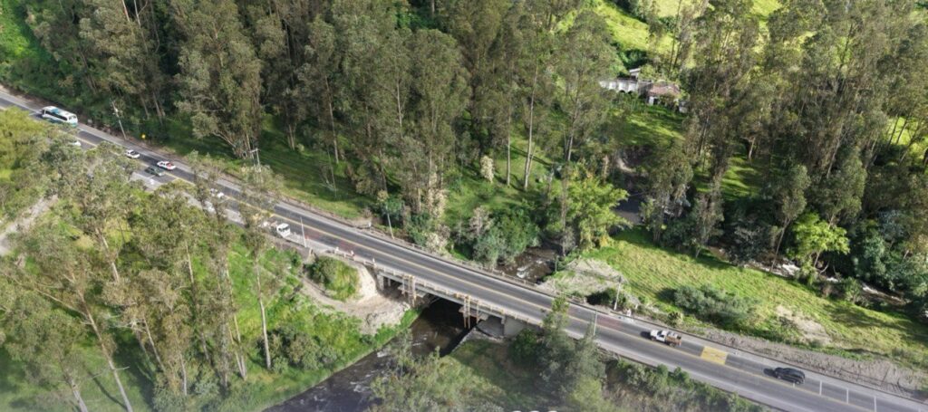 Puente San Pedro, ubicado en el sector Uyumbicho, cerrará el 17 de agosto por mantenimiento