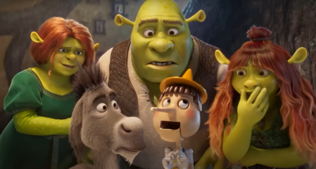 Una de las escenas de la nueva película de Shrek 5
