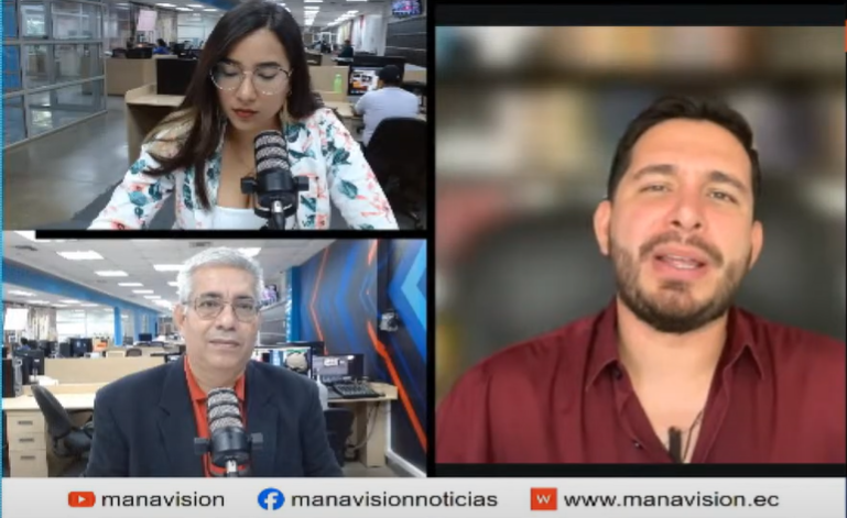 André Santos, entrevista, Manavisión Plus, José Leonardo García, Sofia Saldarriaga