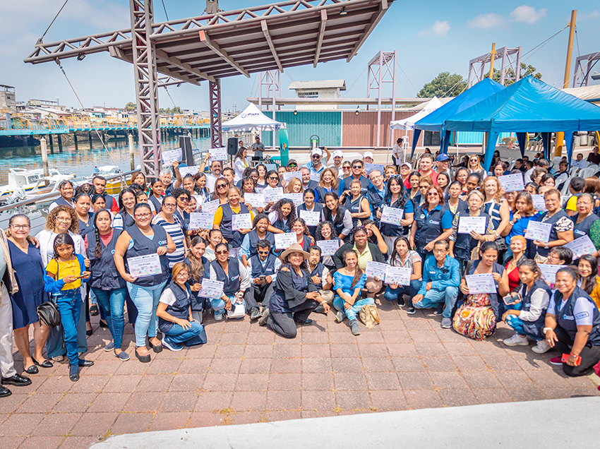 Representante de 70 nuevos comités comunitarios en Guayaquil.