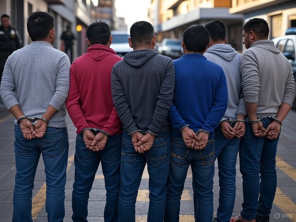 Detenidos por el delito de tráfico de drogas en El Oro.