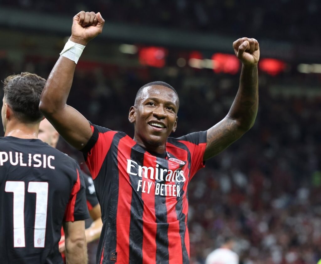 Pervis Estupiñán, jugador del AC Milan.
