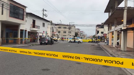 Balacera en Machala: hombre queda tendido en la calle y atacantes escapan