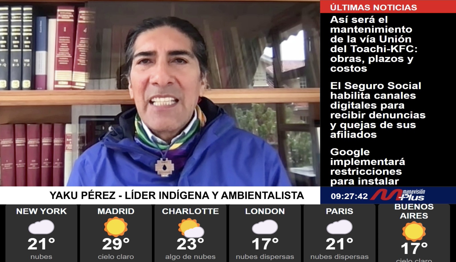 "Ver para creer": Yaku Pérez duda de Noboa y convoca marcha en Quimsacocha