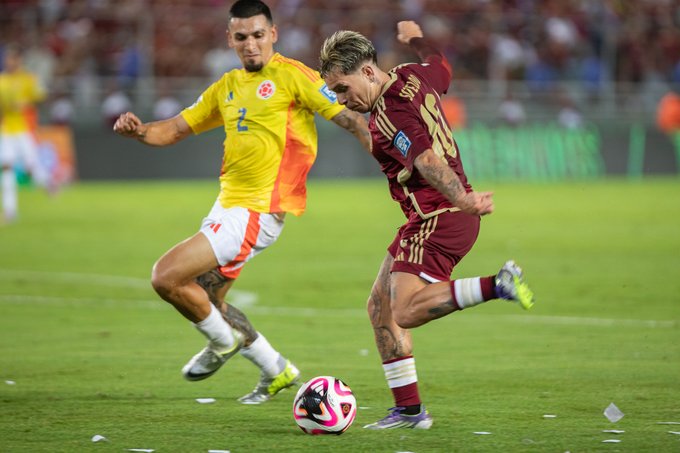 Colombia frustra el sueño de Venezuela con goleada en el Monumental de Maturín.