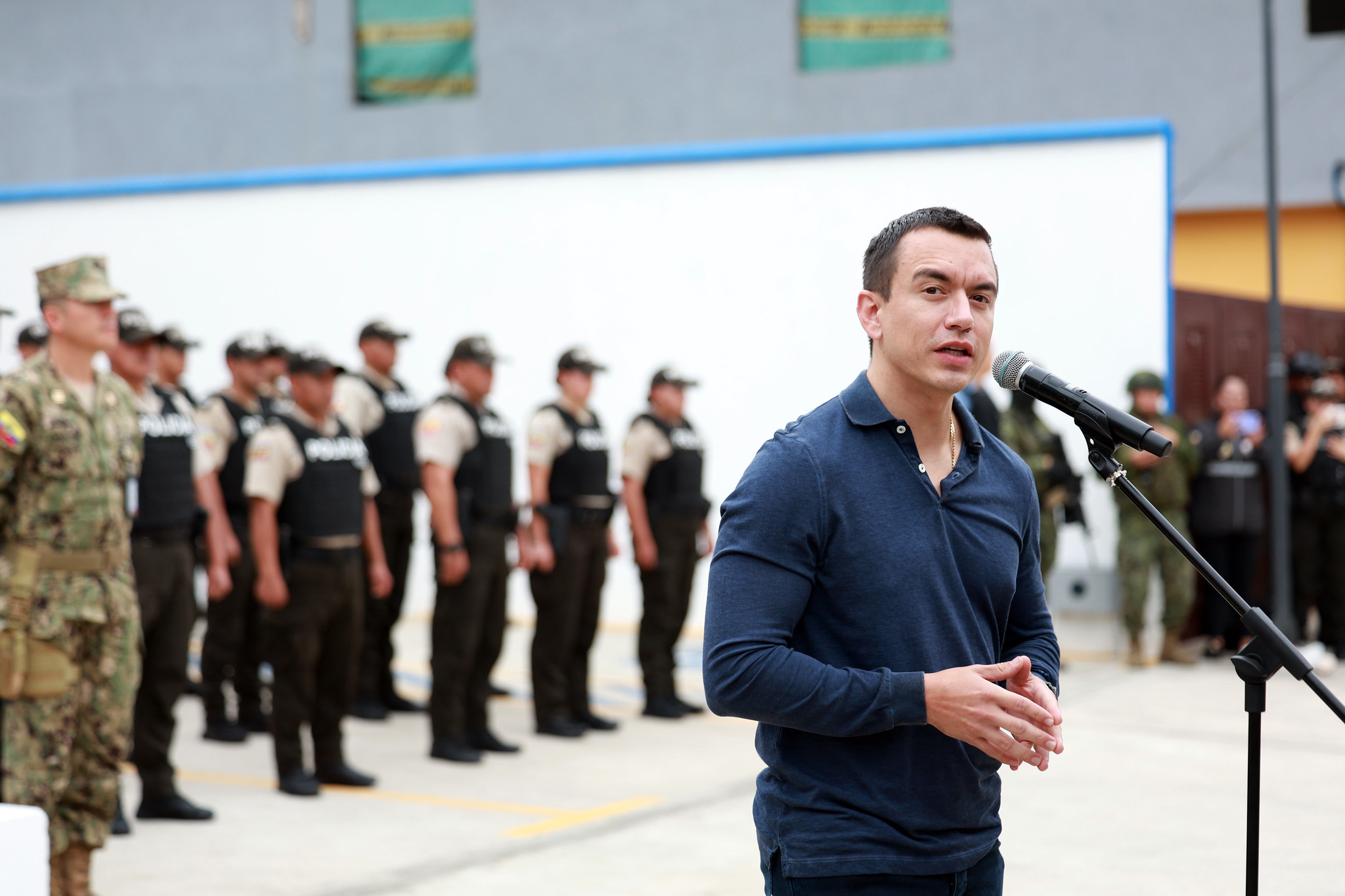 Daniel Noboa desafía al paro nacional en Ecuador.