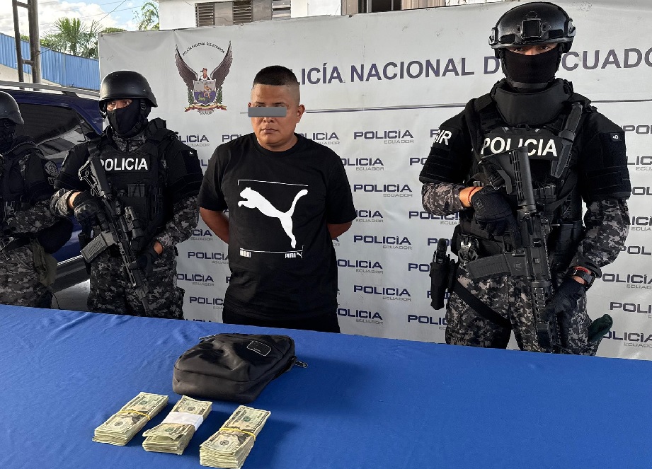 Darío Javier Peñafiel Nieto, alias Topo, capturado este sábado 13 de septiembre en Tena, provincia de Napo, y enfrentará un proceso de extradición a Estados Unidos.