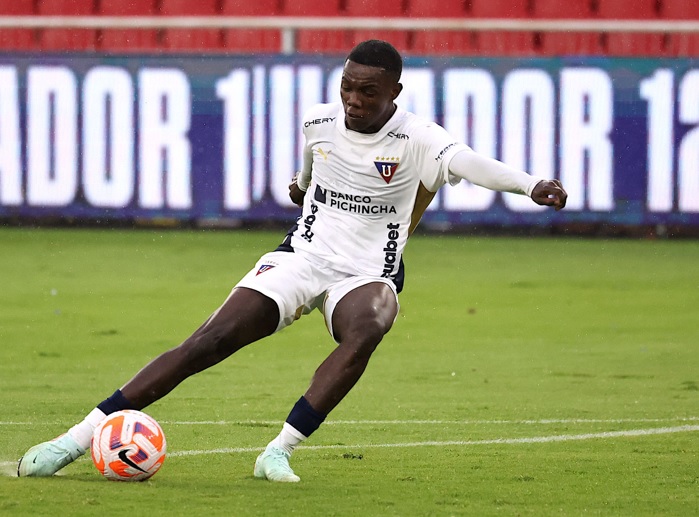 Ederson Edwin Castillo Ayoví es un futbolista ecuatoriano de Liga de Quito. FOTO: API