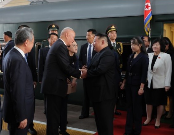 El líder de la República Popular Democrática de Corea (RPDC), Kim Jong-un, llegó este martes 2 de septiembre a China.