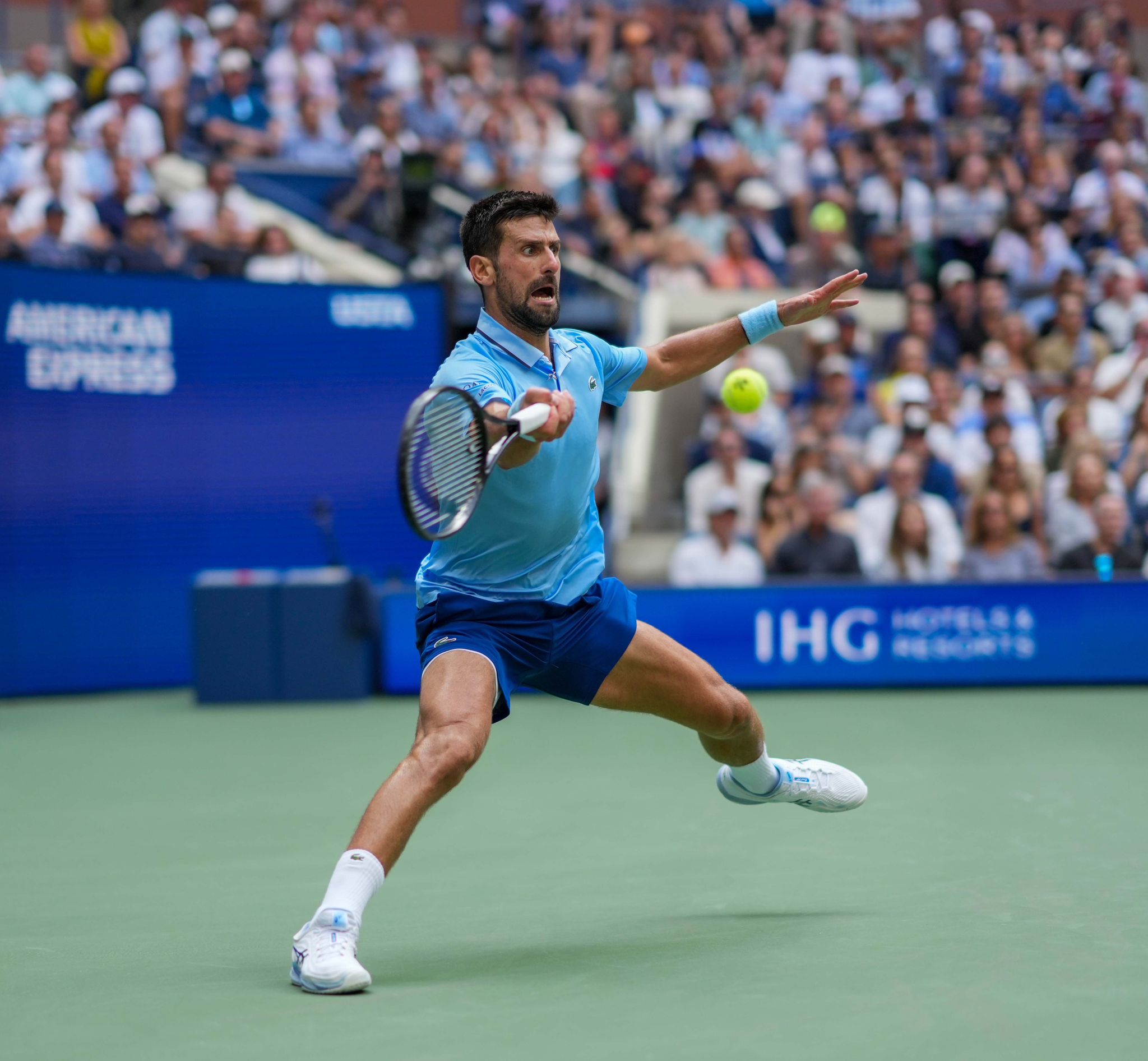 El serbio Novak Djokovic no pudo con Carlos Alcaraz en la semifinal (Foto: Carlos Saavedra).