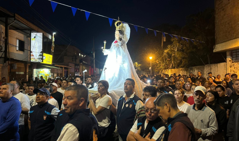 Fe y devoción en Portoviejo La procesión de la Virgen de la Merced recorrerá siete kilómetros