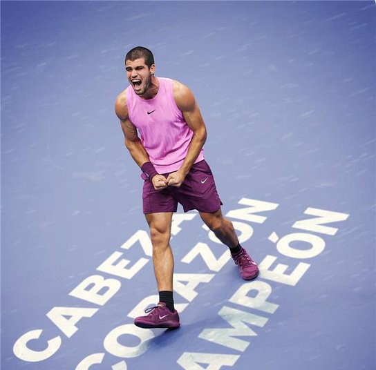 El número uno del tenis, el español Carlos Alcaraz