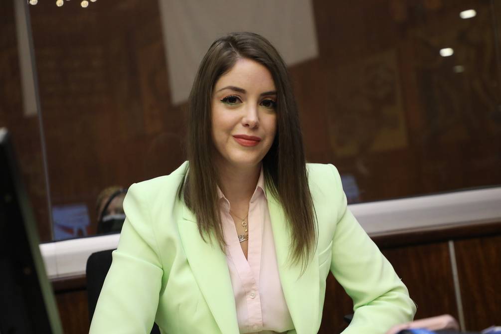 La asambleísta de la Revolución Ciudadana (RC), Mónica Palacios.