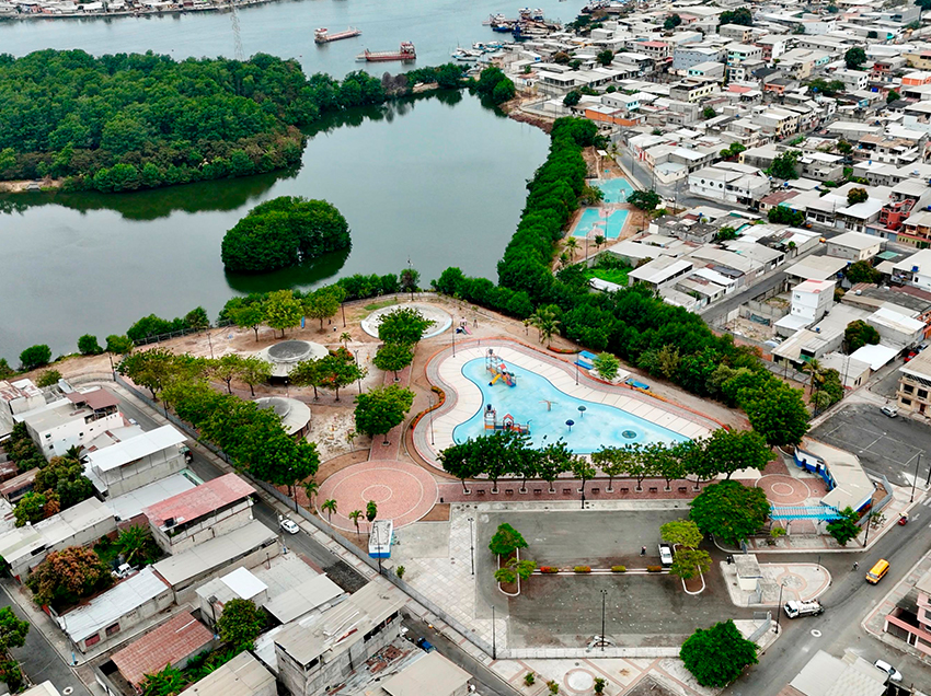 El Parque Viernes Santo reabre en Guayaquil como polifuncional con espacios deportivos, recreativos y de atención comunitaria.