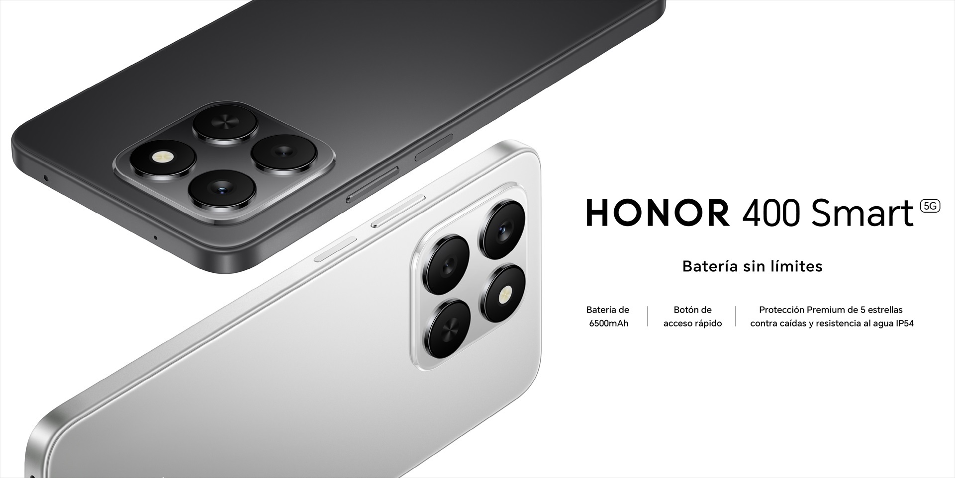 Honor 400 Smart con batería increíble y botón IA