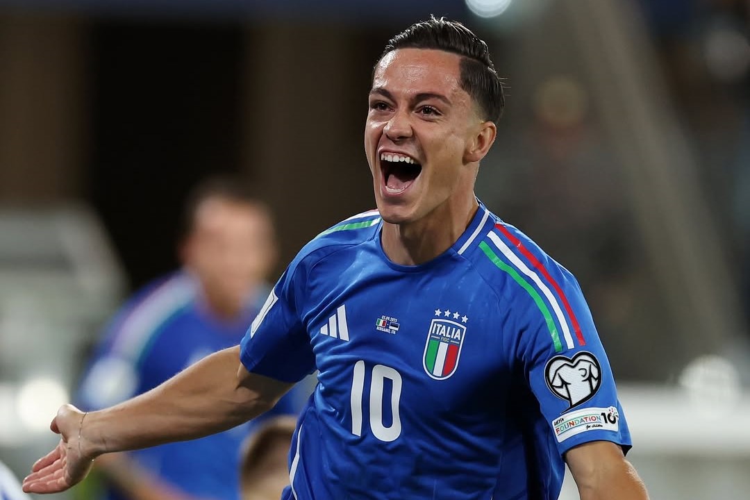 Italia arrolla a Estonia en el Gewiss Stadium.