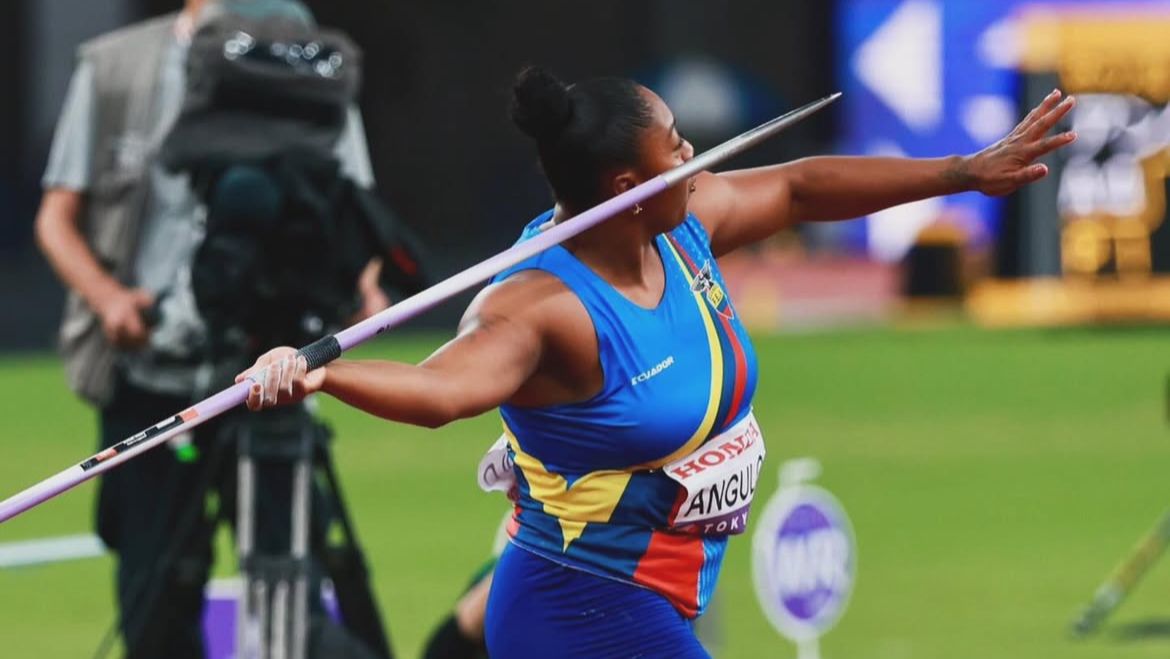 La ecuatoriana Juleisy Angulo conquista el oro mundial en jabalina