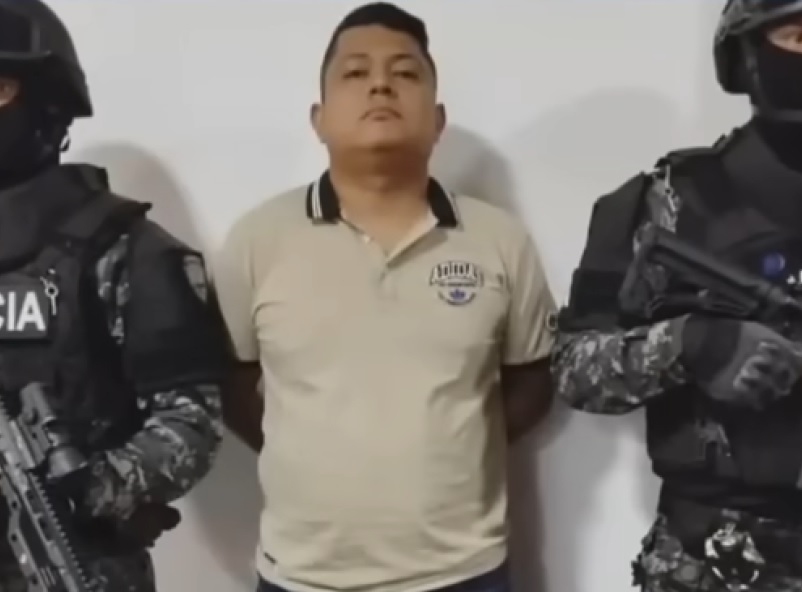 Las autoridades ecuatorianas capturaron este sábado 13 de septiembre a Darío Javier Peñafiel Nieto, alias "Topo", en Tena, provincia de Napo.