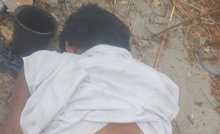 Las marcas de violencia en el cuerpo de Francisco Mero eran evidente.