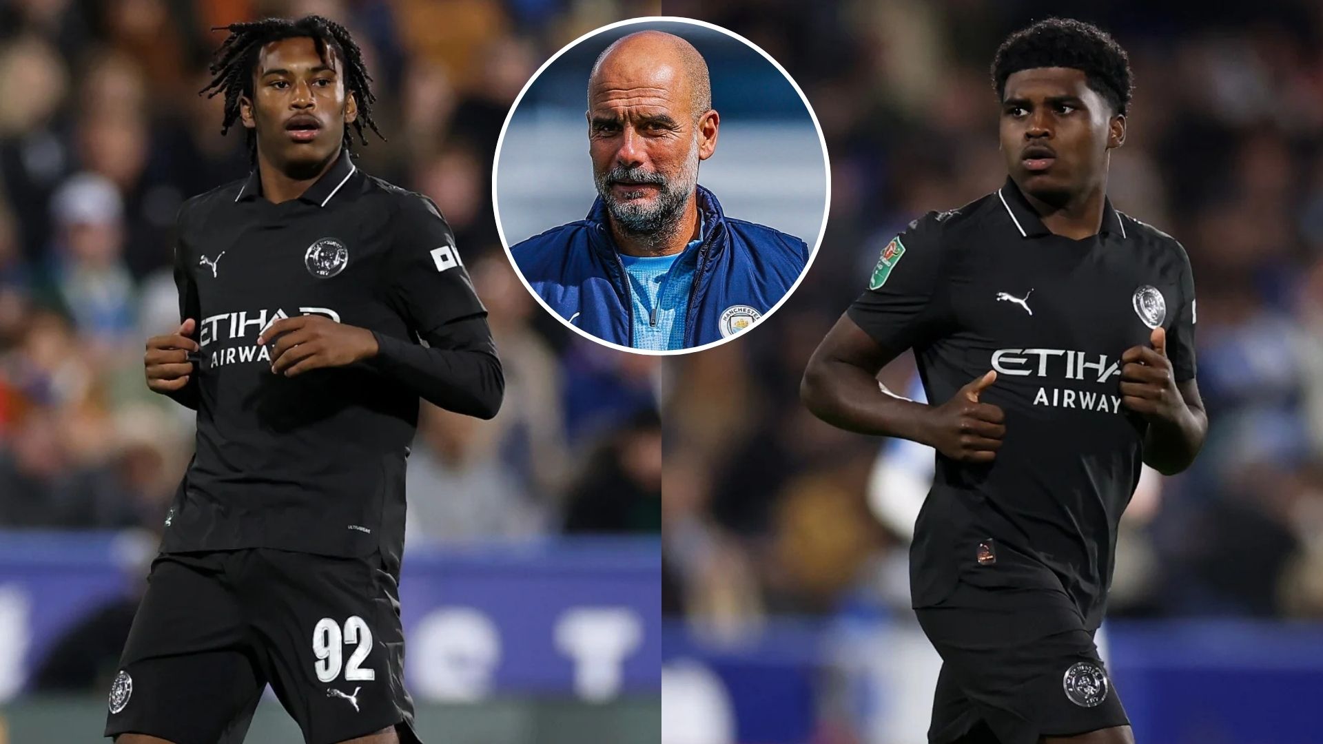 Los hijos de Emile Heskey brillan juntos en el Manchester City, bajo el mando de Pep Guardiola.
