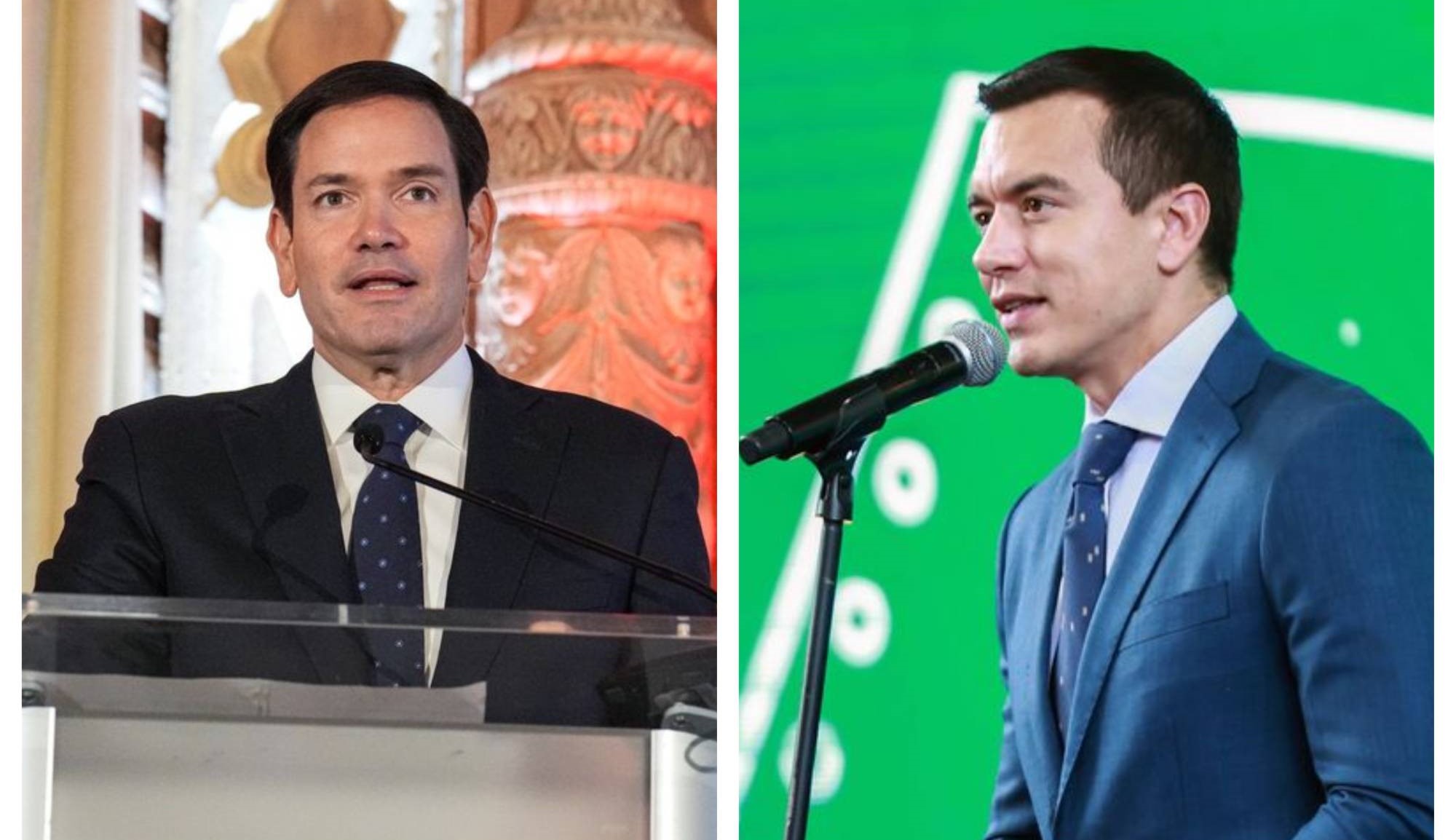 Marco Rubio llega a Ecuador para reunirse con Daniel Noboa, ministros y alcaldes