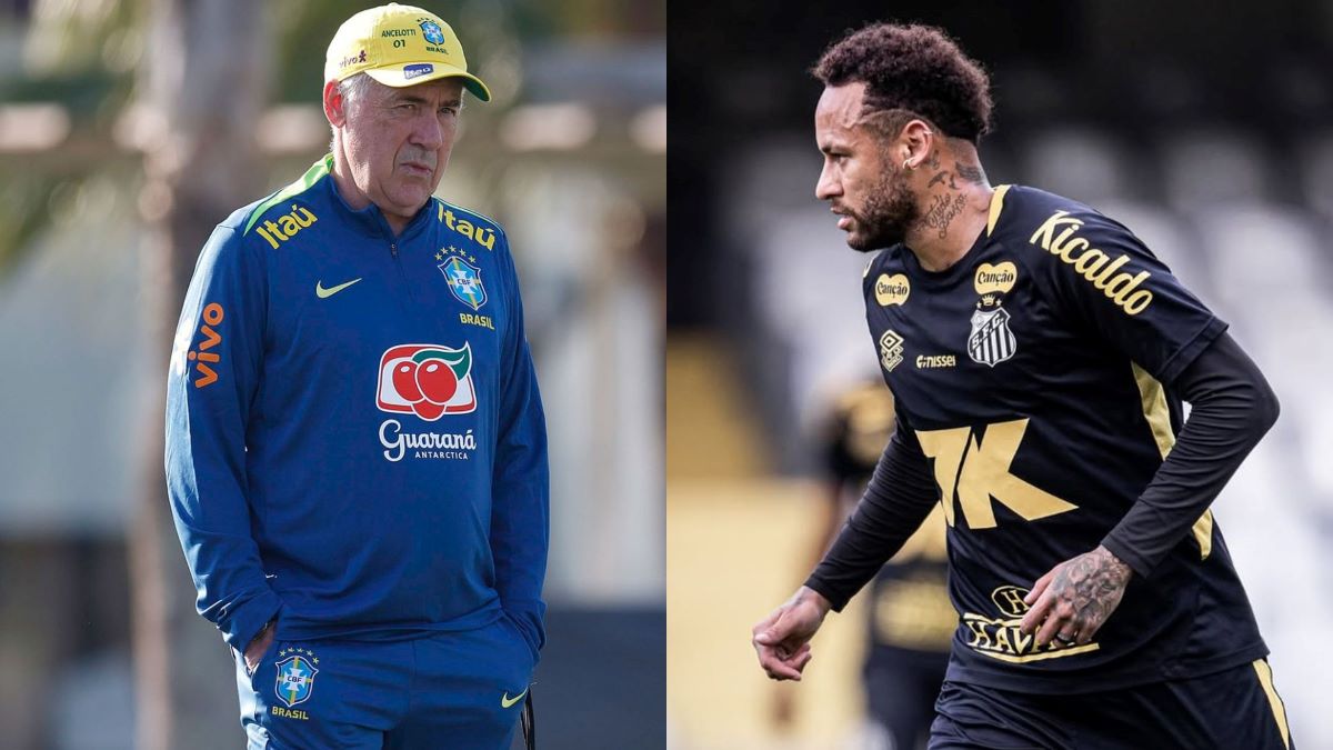 Neymar refuta motivos de su ausencia en la convocatoria de Carlo Ancelotti.