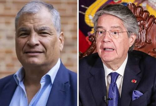 Rafael Correa ataca a Guillermo Lasso por avalar bombardeos de Estados Unidos