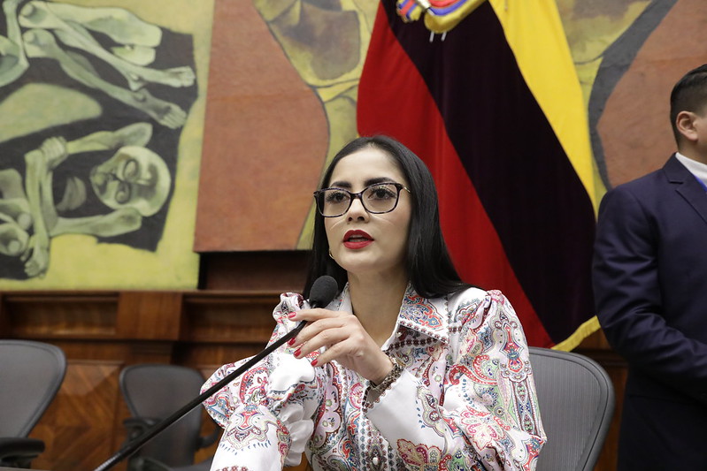 Viviana Veloz deja coordinación de la bancada Revolución Ciudadana; Juan Andrés González asume el cargo
