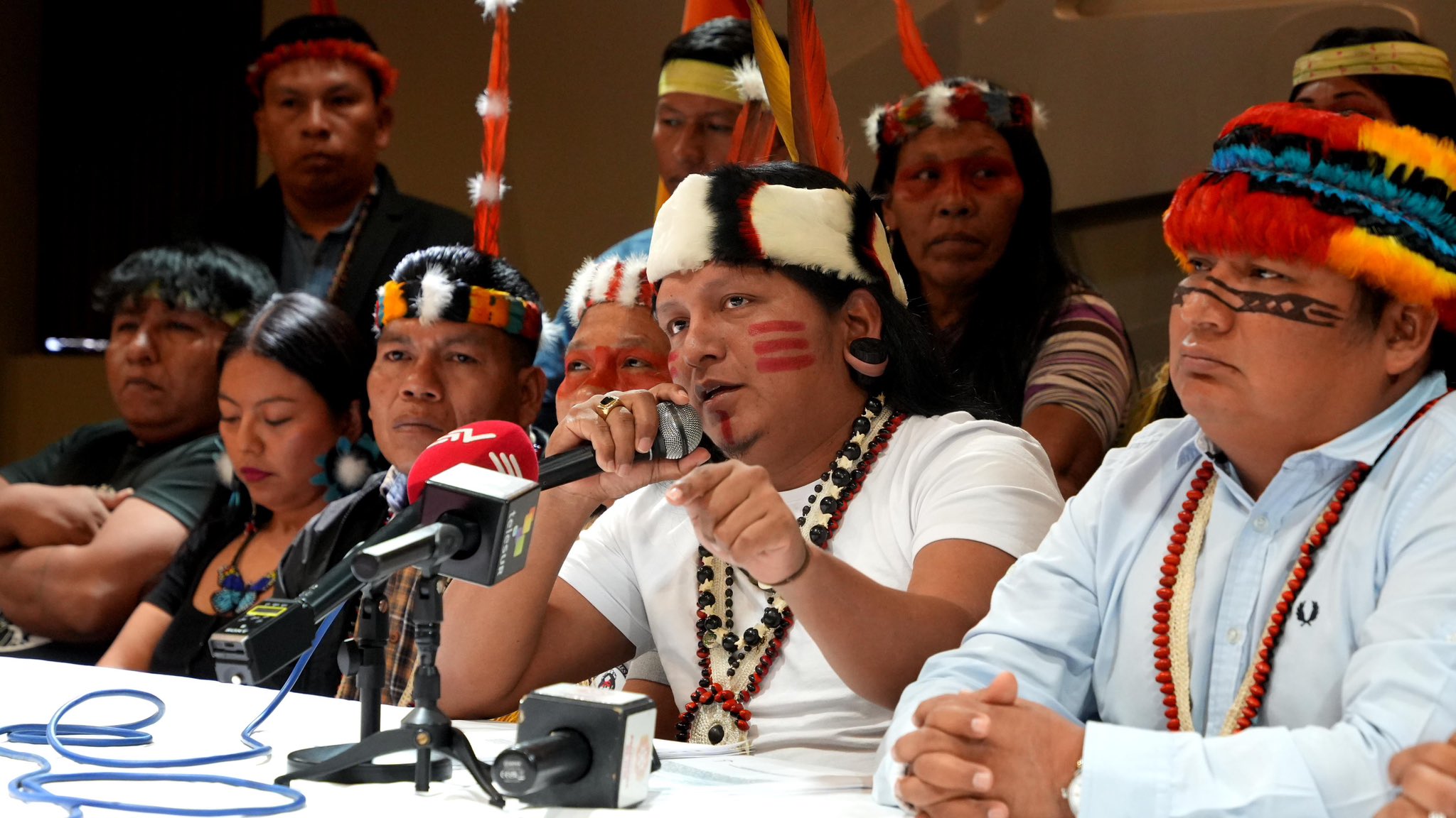 Waorani alzan la voz: “No somos mineros” en defensa del Yasuní