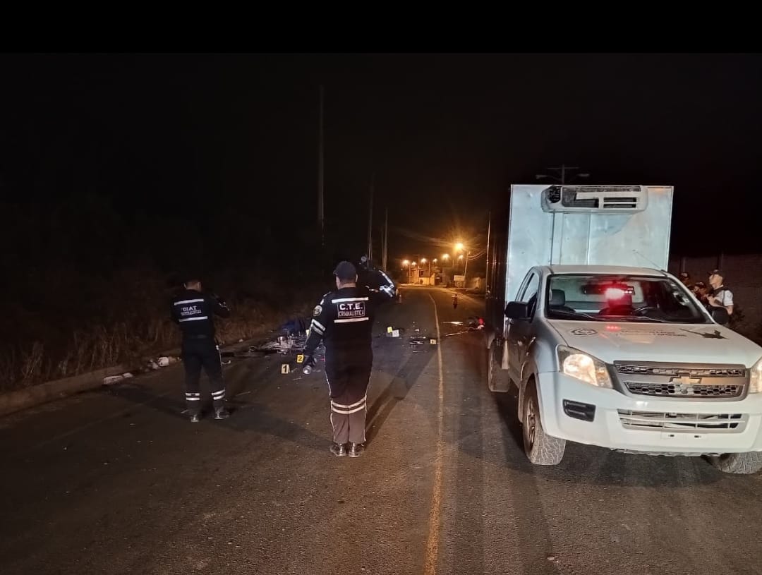 Choque de motocicletas en San Juan de Manta cobra dos vidas.