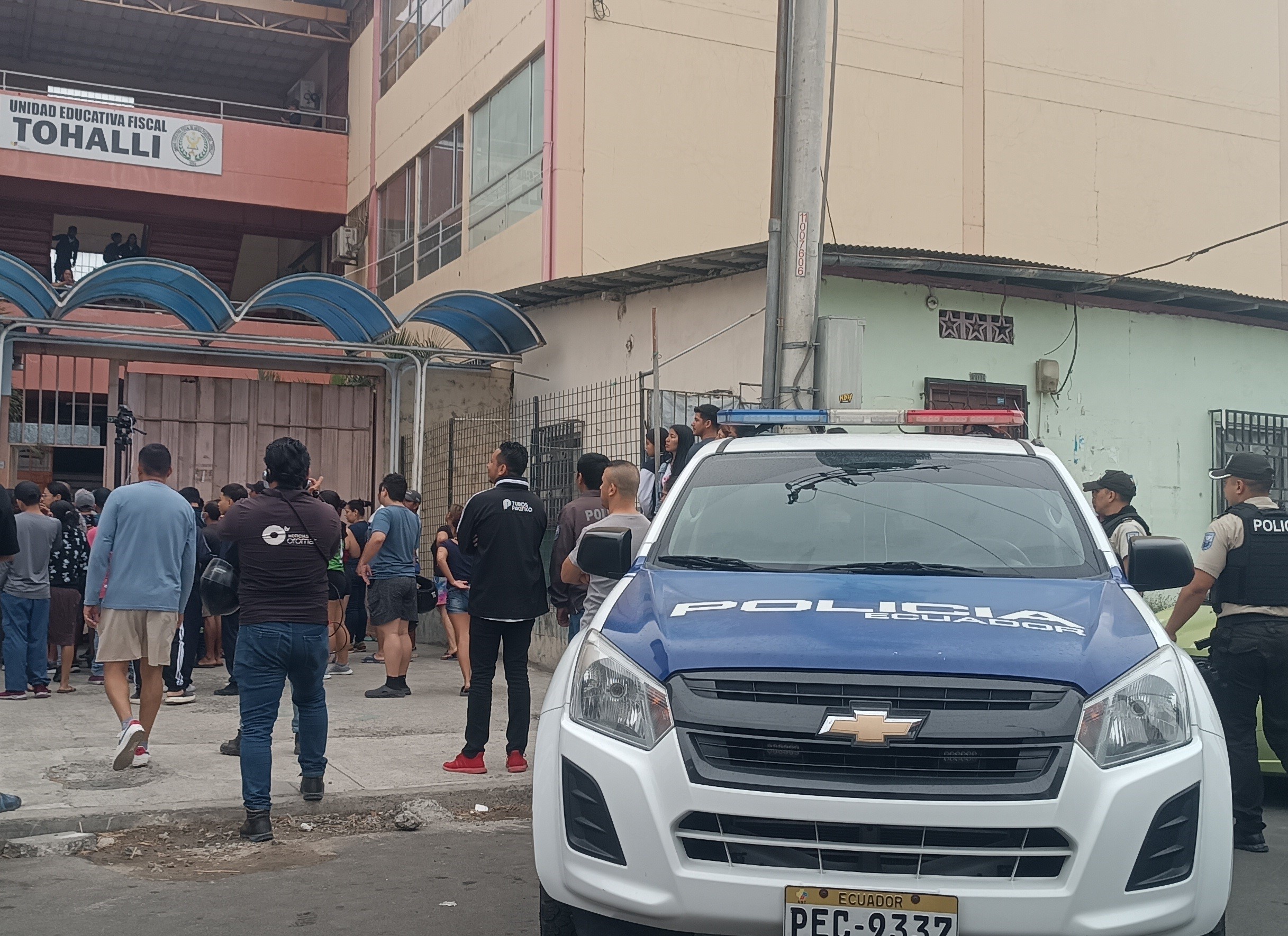 El crimen de la adolescente ocurrió cerca del colegio Tohallí de Manta.