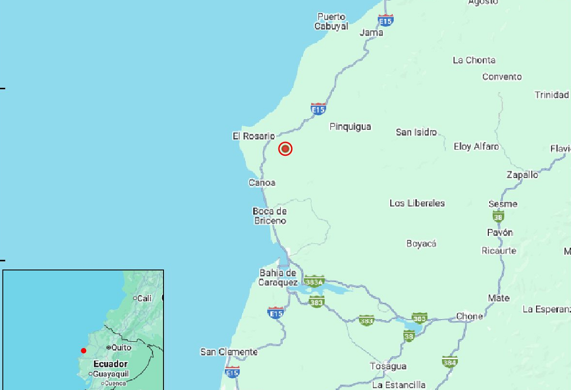 Sismo de magnitud 4.9 sacude San Vicente en medio de enjambre sísmico frente a Puerto López